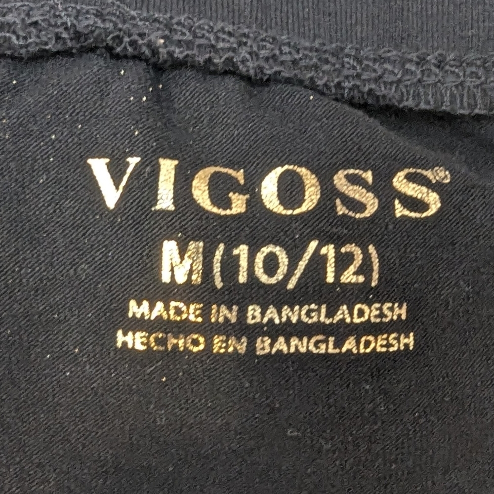 VIGOSS 2-Pack Comfy Leggings Black, Pearl Gray, size M (10/12) - Picture 2 of 3